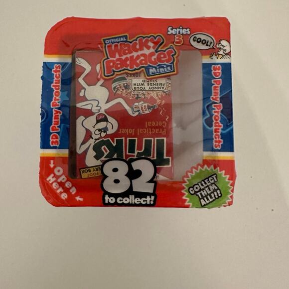 New/Sealed Official Wacky Packages Minis 3D Puny Products from Series 3 - Picture 2 of 5